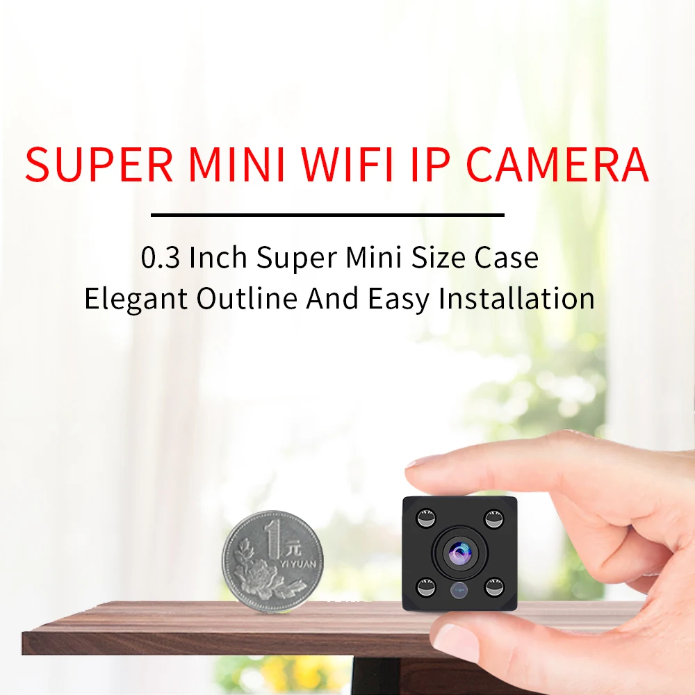 HD1080P мини ip-камера для домашней безопасности Wifi камера 30 м инфракрасное ночное видение Спортивная портативная умная беспроводная видеокамера 64 Гб SD карта