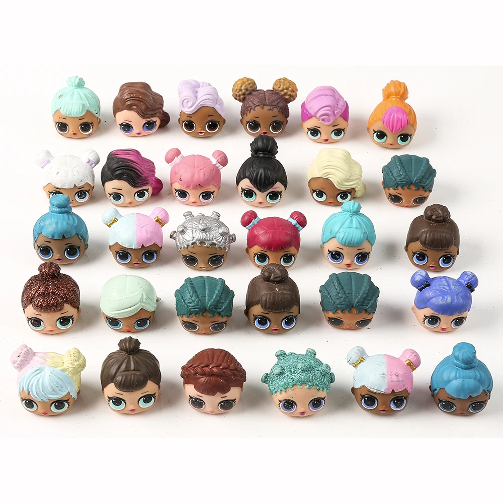 Little Doll head Toys For Kid Girls Birthday Chirstmas Gifts Dress Up