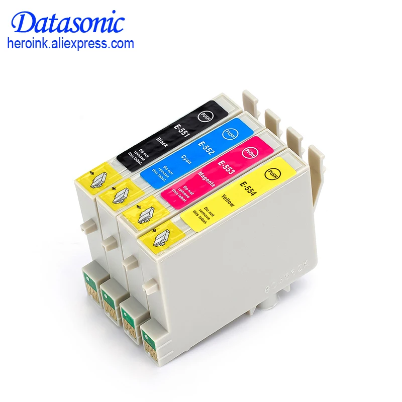 Чернильный картридж T0551 T0552 T0553 T0554 4 цвета T551 для принтеров Epson Stylus RX420 RX425 RX520 R240