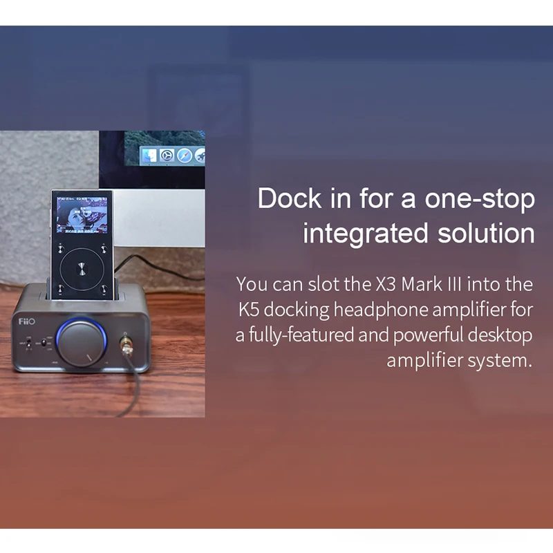 Портативный аудиопроигрыватель FIIO X3 Mark III Hi Res сбалансированный Bluetooth 4 1 DSD DAC MP3