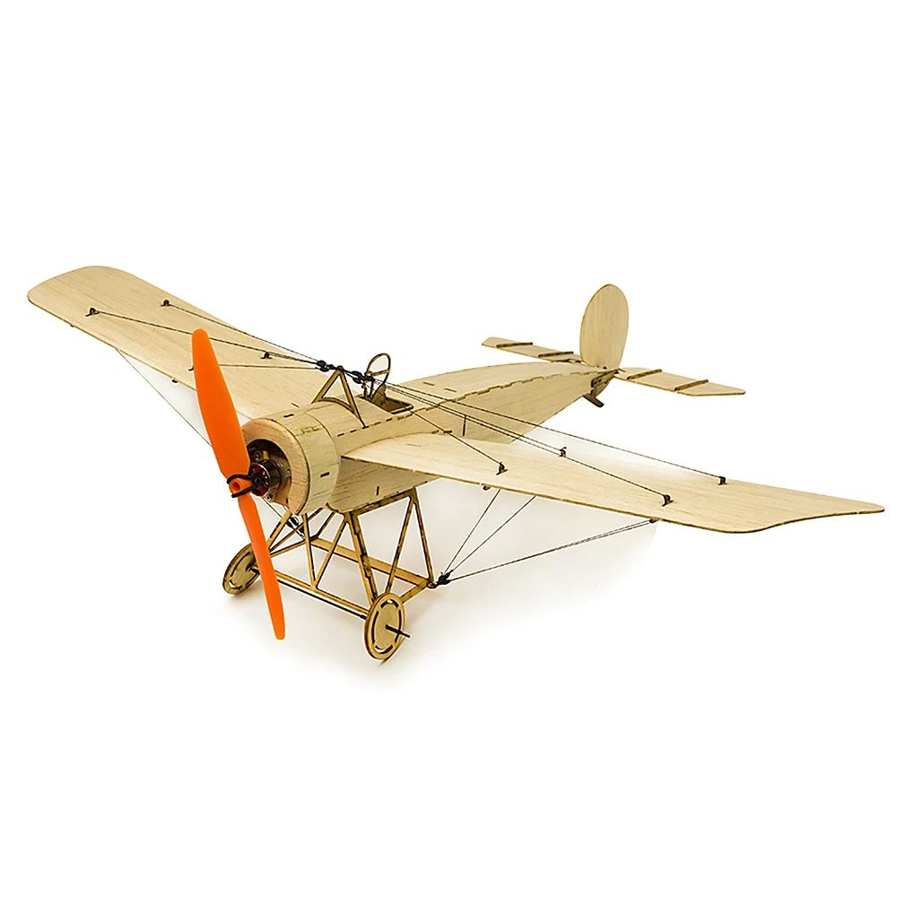 

K0801 Mini RC Airplane Fokker-E Balsa Wood 420mm Wingspan Biplane RC Aircraft Plane KIT for DIY Toys