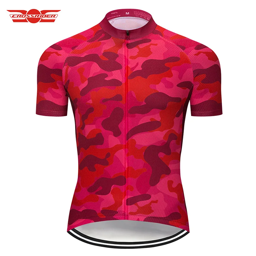 Crossrider Мужская велосипедная одежда Джерси велосипедная Одежда для велоспорта короткий Майо Roupa Ropa De Ciclismo Hombre Verano XXS - Цвет: Многоцветный
