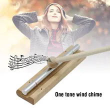 Wind Bell Single Tone Mallet Wood Meditation Accessories Chime Toy Children Musical Instrument Kid Solo Educational