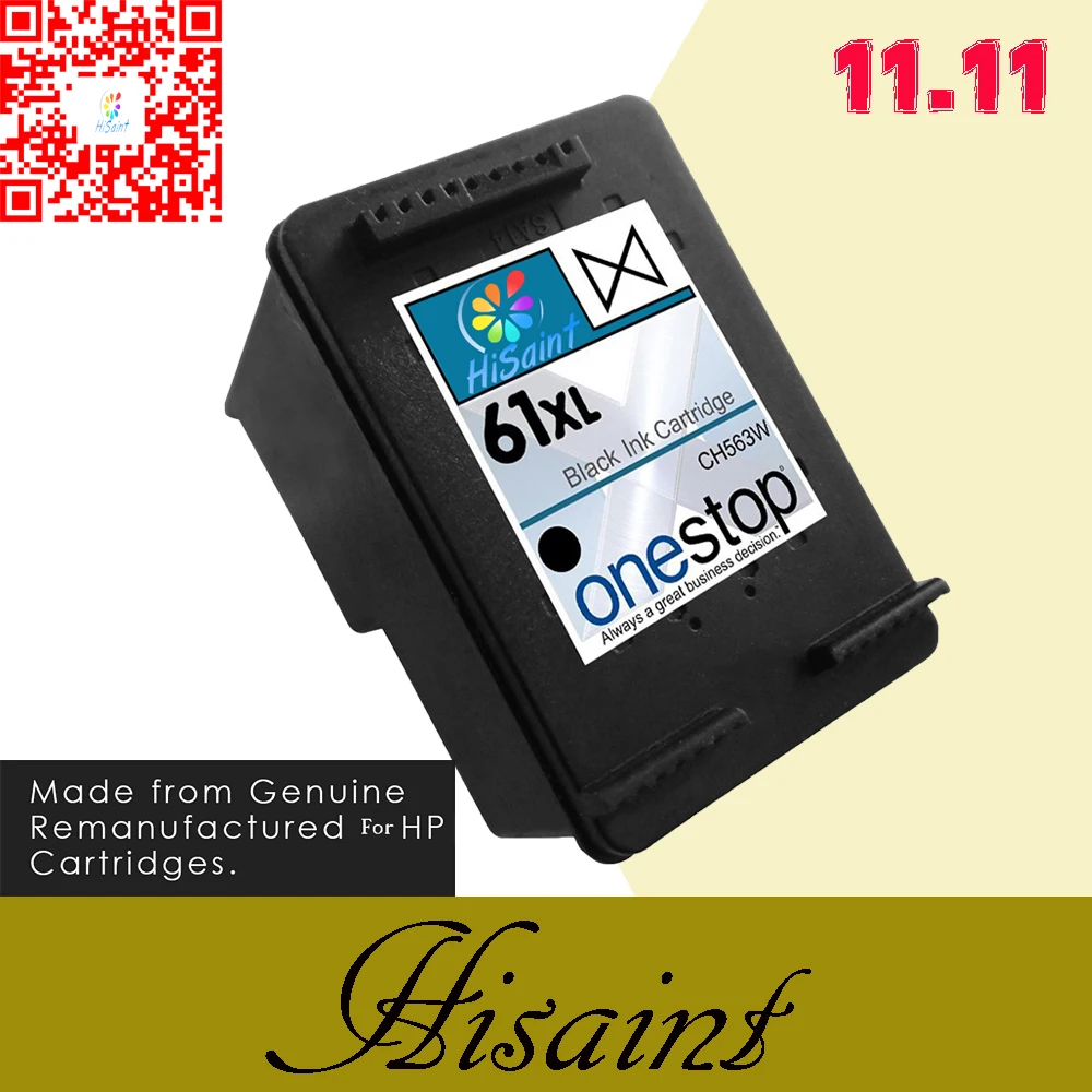 Hisaint список Горячие 2 Pk чернильные картриджи для HP 61 XL Envy 4500 4504 5530 Officejet 2620 4630 1055