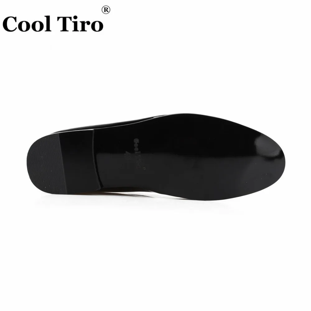 De Costura Banquete Bien Vestido Cuero Boda Negro Étnico Con Lona Hombres on Slip Patente Zapatos Patrón Estilo Tiro Mocasines Ix1S17w