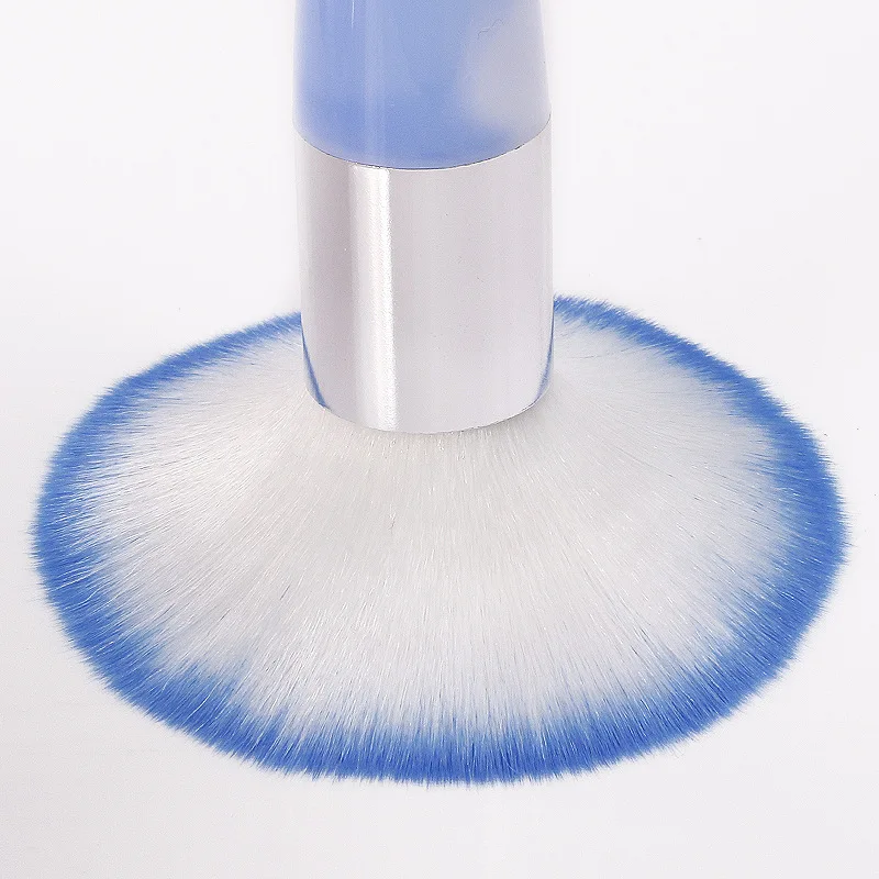 1PC 6 Colors Nail tools Brush For Acrylic & UV Gel Nail Art Dust Clean Brushes for manicure maquiagem pinceaux peinture 6