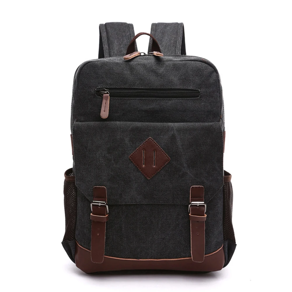 

Casual Men's Canvas Backpack Laptop Shoulder Bag Travel Unisex Large Capacity Fashion Mochila Multifunction Bags