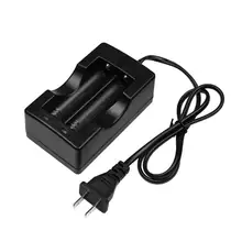 18650 Double Battery Charger Wired Charger EU/US Plug for 18650 Li-ion Battery