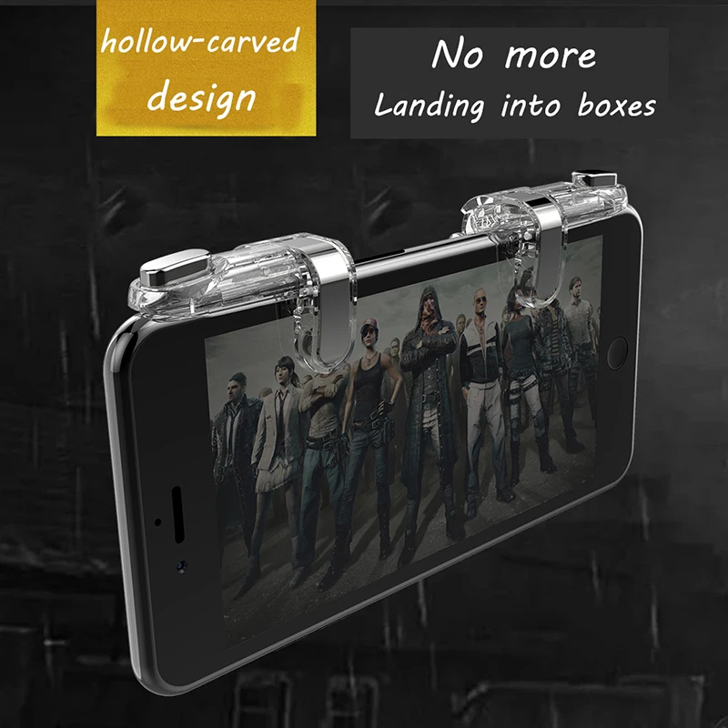 Beste Pubg controller mobiele gamepad L1 R1 Shooter Trigger Fire Knop Doel Sleutel Smart phone Game PUBG Joysticks voor Iphone