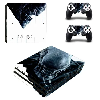 

Alien PS4 Pro Skin Sticker Decal for Sony PlayStation 4 Console and 2 Controller PS4 Pro Skin Sticker Vinyl