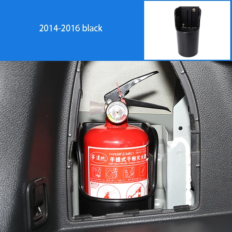Багажник огнетушитель кронштейн модифицированные аксессуары авто принадлежности коробка для хранения для Nissan X-trail X trail T32 - Цвет: 14-16 black