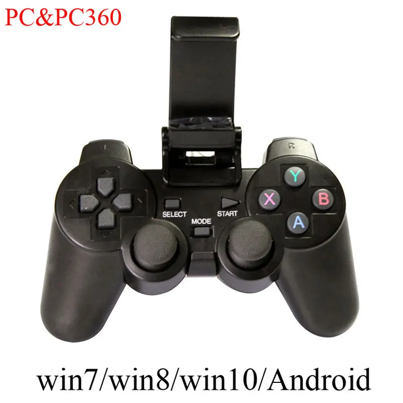 

Wireless gamepad mobile phone game controller PC joystick with PC/X360 mode for Windows win7/win8/win10/Android/STEAM games