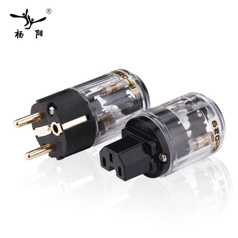Штепсельная вилка высокого качества YYAUDIO Hifi позолоченная одна пара разъемов