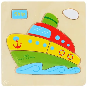 

Original 2017 Educational Wooden 3D Puzzle Jigsaw Wooden Toys Cartoon Animal Puzzles Intelligence Kids Funny Toy For Children
