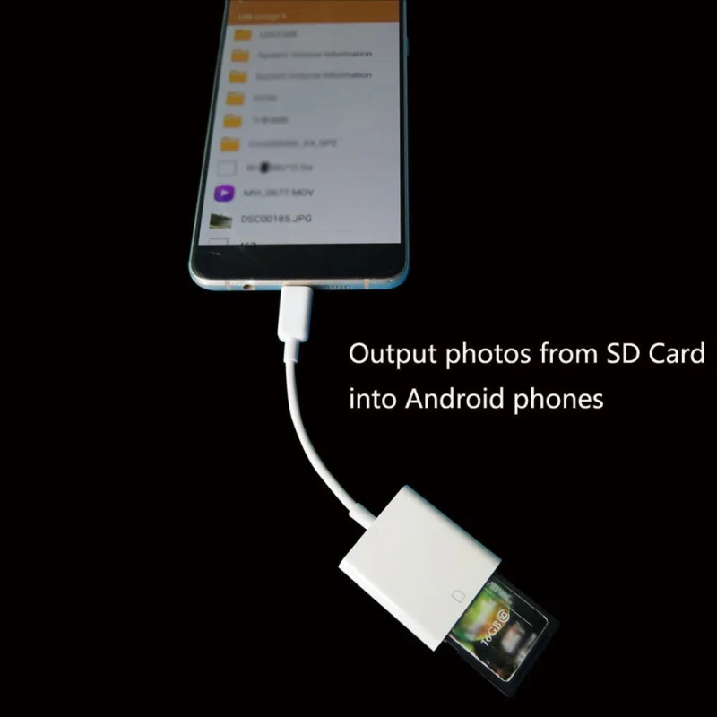 3 в 1 Micro USB интерфейс мобильный телефон внешний SD кард-ридер для планшета SD MMC TF кард-ридер комплект для подключения камеры