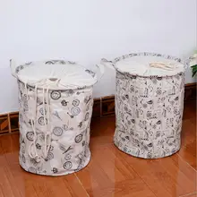Шнурок луч Порты и разъёмы складная корзина прачечного мультфильм Корзины для хранения Домашняя одежда баррель Сумки детские игрушки Организатор Прачечная ведро