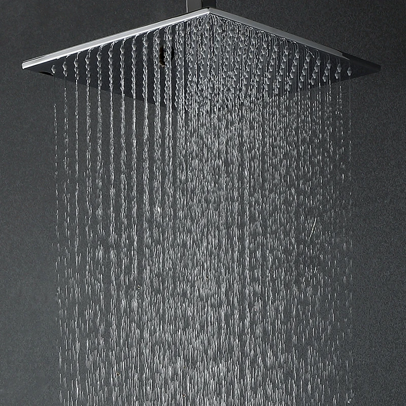 

Square top spray shower Desrin full copper shower Hotel bathroom shower room shower head