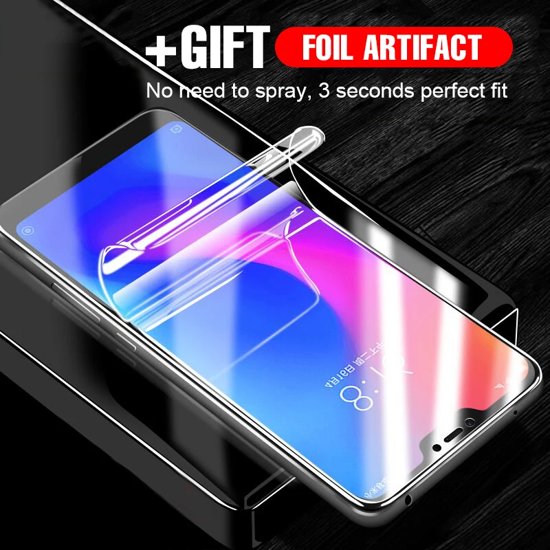 

Full Protective Hydrogel Soft Film For Xiaomi Redmi 4X Note 4 4X 5 5A 5 Plus mi6 A1 A2 mi 8 SE Screen Protector Film Not Glass