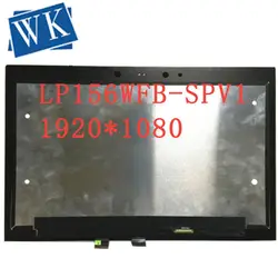 15,6 ''ЖК-сборка сенсорный экран дигитайзер ноутбук для hp LP156WFB-SPV1 ноутбук ЖК-экран Замена сборка