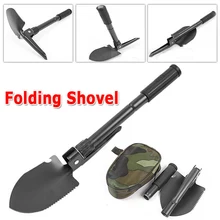 Fatcool militar portátil fold pá sobrevivência pá espátula dibble picareta de emergência do jardim acampamento ao ar livre ferramenta palaplegável