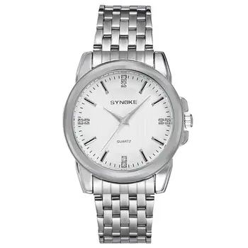 

Men Fashion No Numbers Waterproof Quartz Analog Office Business Wrist Watch