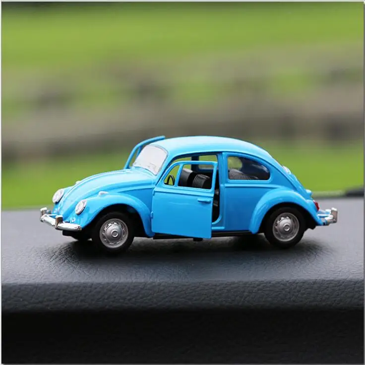 Сплав Ретро Винтаж старинный автомобиль Wecker VW автомобиля Volkswagen Beetle Свет Звук