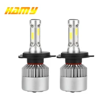 2x автомобиль светильник s светодиодный ламп COB H1 H7 H8 H9 H11 H4 светодиодный 6000 К 36 Вт 8000LM белый авто светодиодный светильник высокой мощности 12V супер яркий