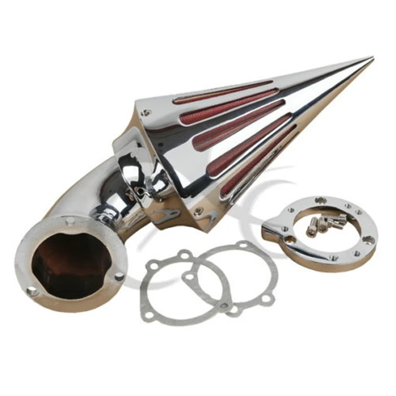 Motorcycle Spike Air Cleaner Intake Filter For Harley EVO CV Custom Sportster XL | Автомобили и мотоциклы