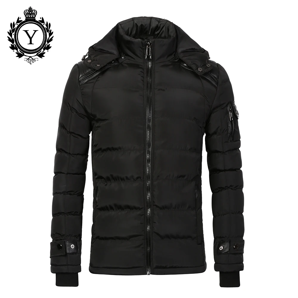COUTUDI 2016 Cotton Warm Jackets For Mens Black Puffer