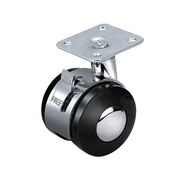 

1.5 inch / 2.0 inch Thick zinc alloy casters Flat swivel casters with brakes Furniture coffee table Steering wheel 5pcs/set