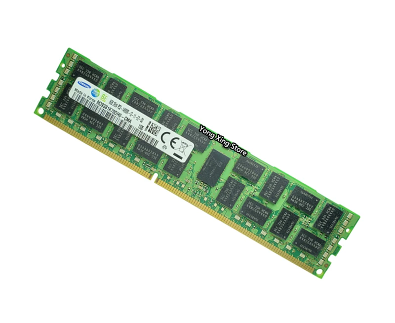Серверная память Samsung DDR3 8 ГБ 16 1866 МГц ECC REG PC3 14900R DIMM RAM 14900 8G 2RX4 X58 X79|Оперативная