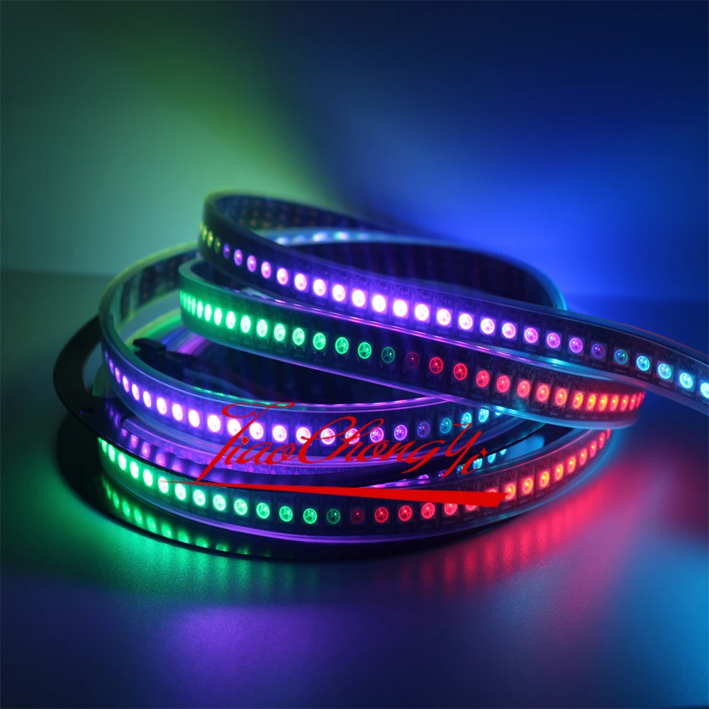5м 720LED 144LED/M WS2812B 5В 5050 RGB полноцветный индивидуально адресуемый IP67