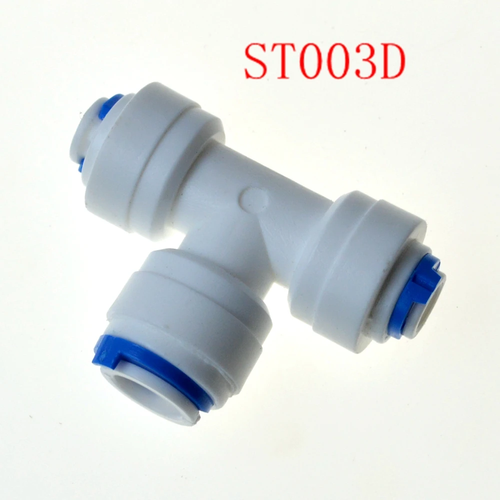 Harga Dari Selang Tabung Koneksi Cepat Type T RO Air Konektor Reverse Osmosis Akuarium Sistem Plastik Tee Pipe Fittings ST003