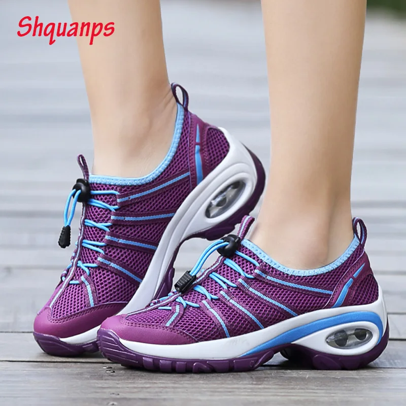 

2019 New Women Casual Shoes Outdoor Walking Sneakers Breathable Wedges Shoes for Women Mesh Shoes Zapatos De Mujer Dropshipping