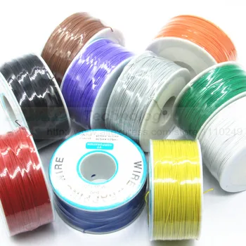 

30AWG 0.5mm PCB flying jumper wire OK line Wrapping Wrap Flexible insulation tin-plated 250meter 820FT single conductor