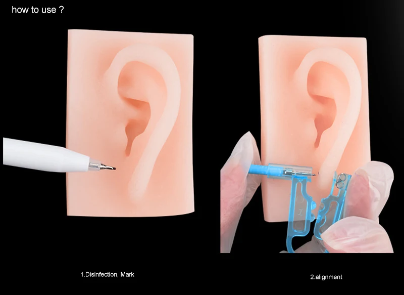 2018 одноразовые вкладыши одежда одноразового использования пирсинг ушей инструменты безболезненно уши Макияж Красота уши-пистолеты Для