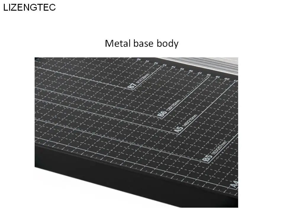 shipping lizengtec A4 пятно Сталь сено резак руководство Бумага фото Шредер триммер