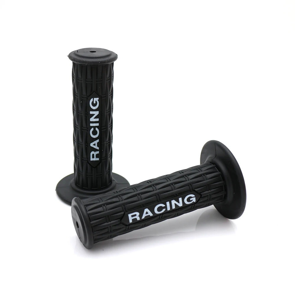 Black Universal 7/8'' 22MM Motorcycle handle grips racing handlebar grip for Honda kawasaki Yamaha Suzuki Ducati Hyosung BMW |