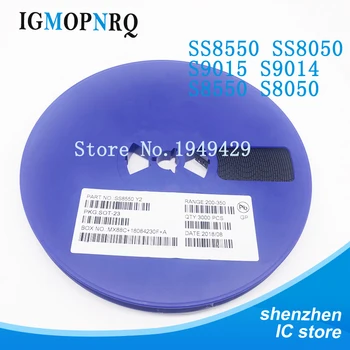 

3000pcs SS8550 SS8050 S9015 S9014 S8550 S8050 SOT-23 Y2 Y1 M6 J6 2TY J3Y SOT23