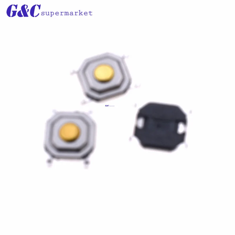 50pcs Panel PCB Momentary Tactile Tact Mini Push Button Switch DIP 4pin  4*4*1.5mm