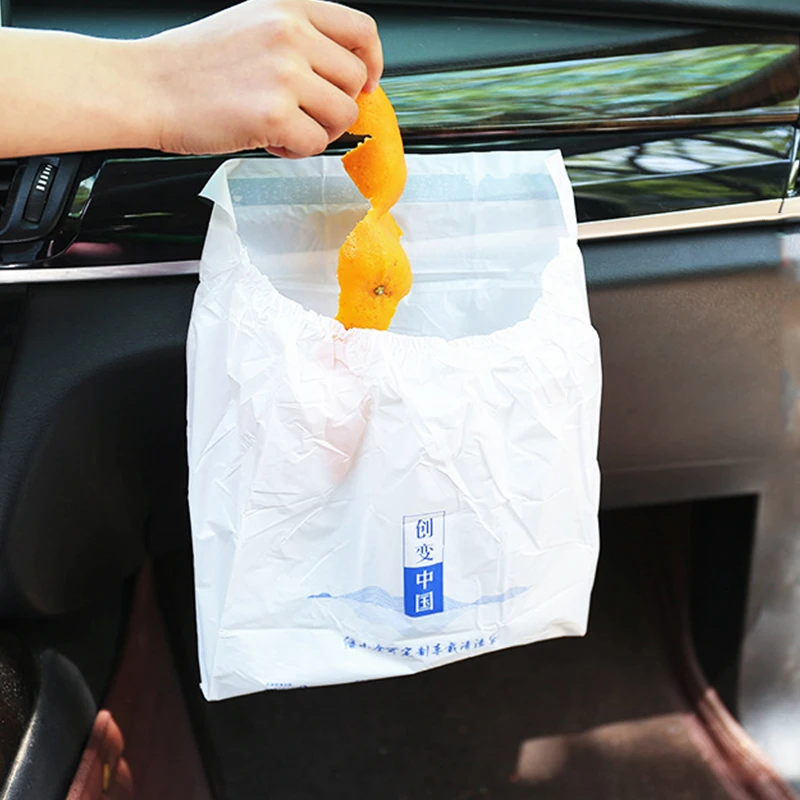 Pack de 3 pasta tipo de coche bolsa de basura creativo del coche bolsa de almacenamiento montado en la basura de basura en la