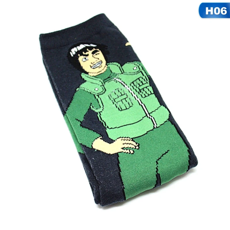 Anime Cartoon Naruto Peripheral Adult Socks Personality Cosplay Prop Accessories Socks Men And Women Mid Tube Socks - Цвет: 6