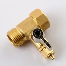 3 способа чистой меди очиститель воды Впускной тройник 1/" x 1/4" шаровой кран диспенсер для воды соединитель фитинги