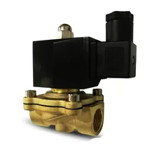 Водостойкий влагостойкий электромагнитный клапан воды клапан с медным корпусом пластиковый уплотнительный катушки AC220V/110 V DC24V