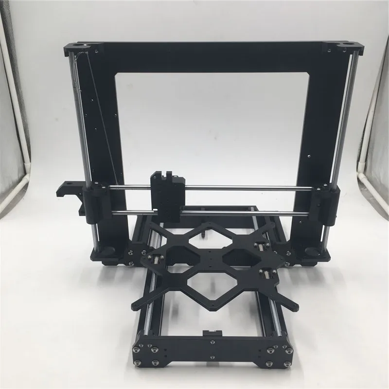 Funssor Prusa i3 MK3 3d принтер алюминиевый сплав Механическая Рамка комплект черный анодированный алюминиевый каркас набор