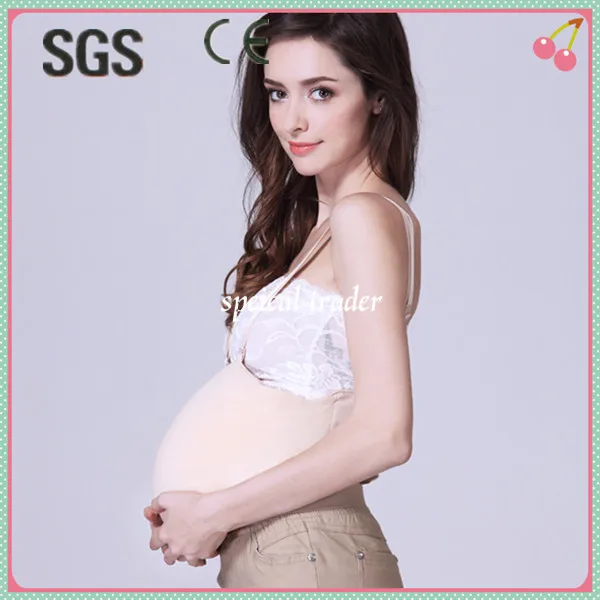 

Free shipping!!!comfortable realistic silicone artificial belly,fake belly for false pregnancy wholesale and drop shipping