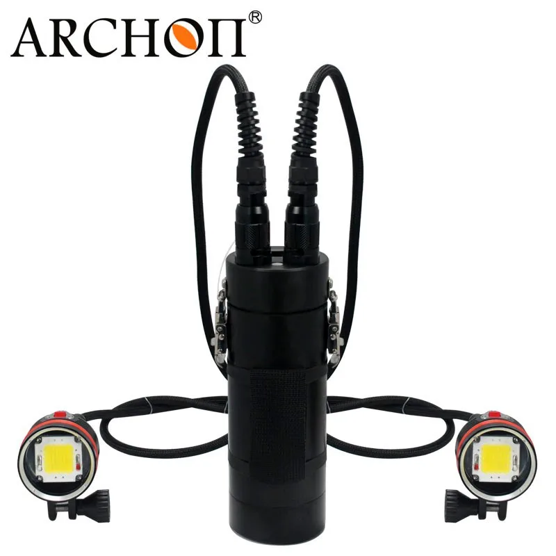ARCHON DH102 Канистра Дайвинг видео фонарик факел 10000 люмен для подводной съемки