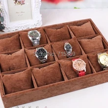 1 предмета кофейные цветные бархатные витрина для ювелирных украшений браслетов Подушки браслет/часы небольшой лоток для хранения r