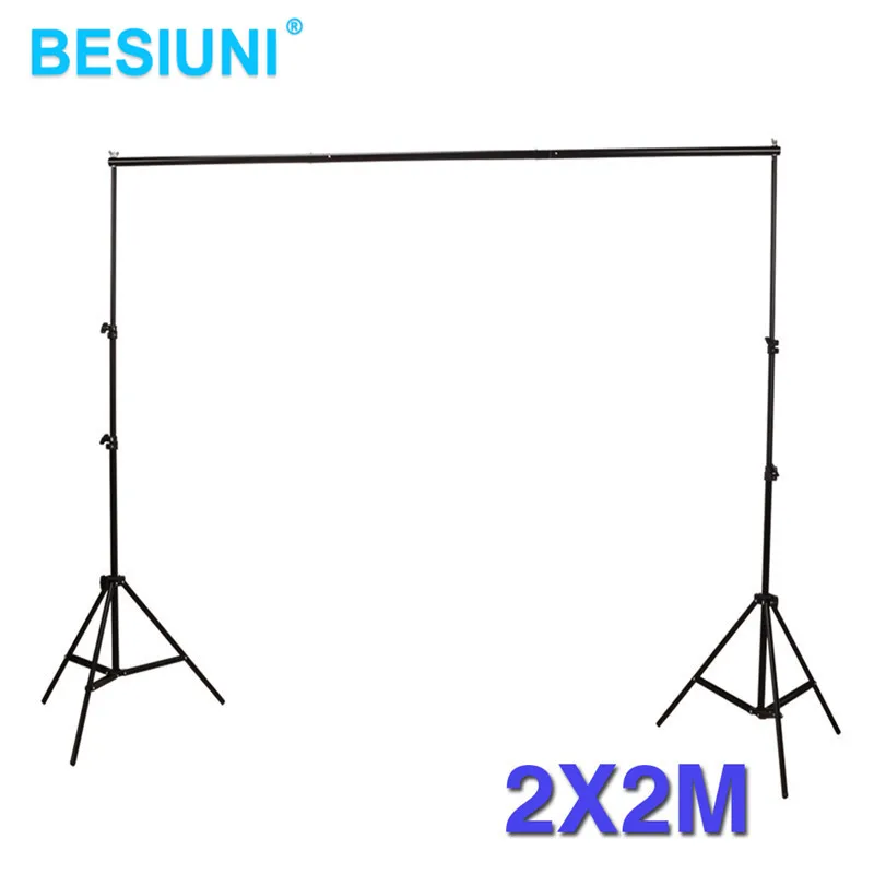 

2X2M Photography Background Stand Support System Kit for Photo Studio Muslin Backdrops