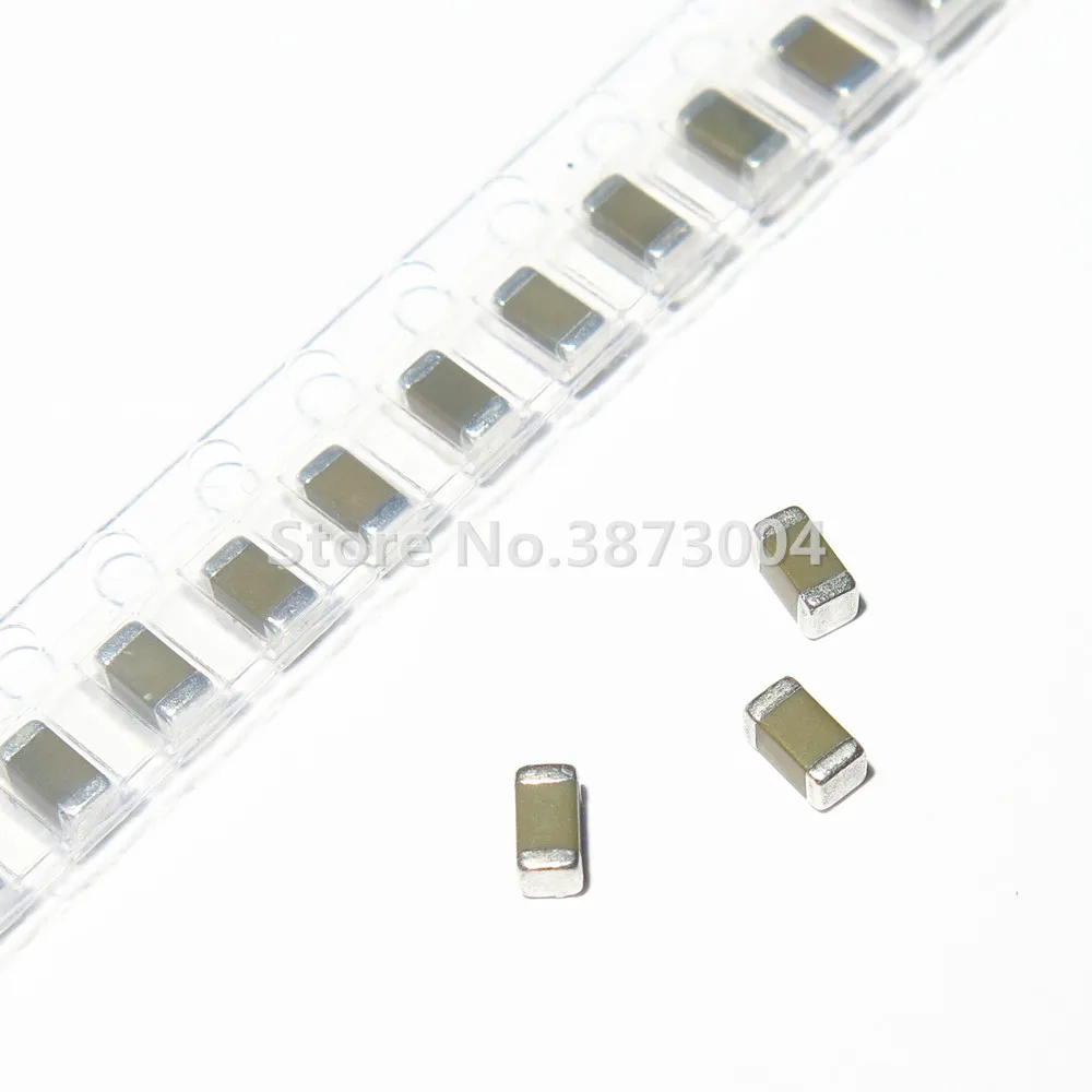 100 шт 1206 1.5NF 50V COG/NPO 5% SMD толстая пленка чип многослойный керамический